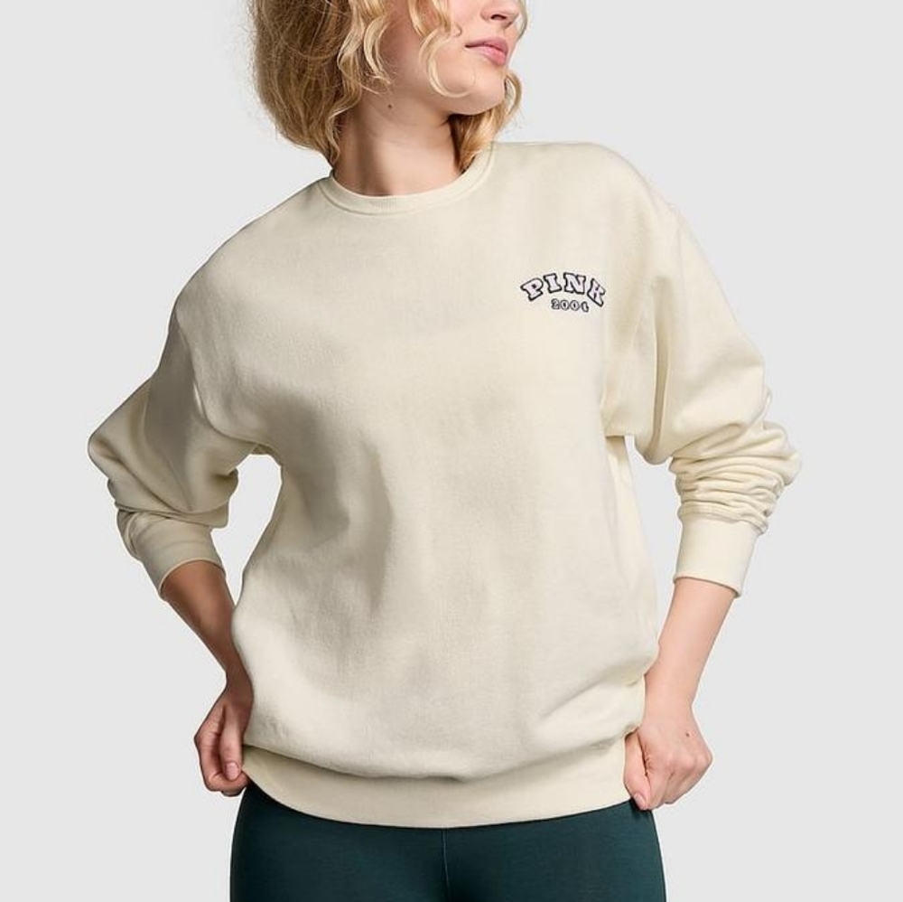 PINK Victoria's Secret Cream Knit Top